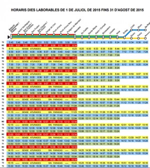 Trenes y metro estrenan el 1 de julio su horario de verano - Diario de